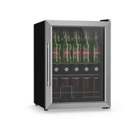 Klarstein Beersafe 64cm 60L Drinks Fridge with Glass Door Silver