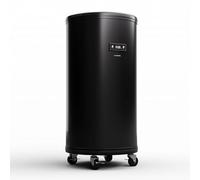 Klarstein Beersafe L Refrigerator with LED Display, Stainless Steel Indoor/Outdoor Drinks Fridge, Wine Fridge, 70 L with 360° View, 0-16°C