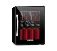 Klarstein Beersafe Reflect 55cm 33L Drinks Fridge with Glass Door Black