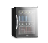 Klarstein Beersafe Reflect 64cm 60L Drinks Fridge with Glass Door Black