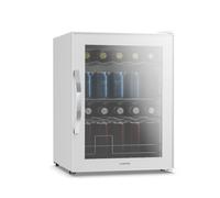 Klarstein Beersafe Reflect 64cm 60L Drinks Fridge with Glass Door White