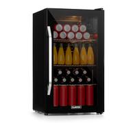Beersafe XXL Onyx refrigerator 80 lites 3 shelves panorama glass door
