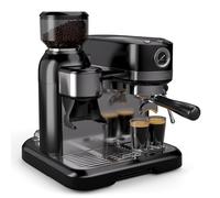 Bella Café espresso machine | vintage | grinder | 19 bar | milk foam | 1150 W