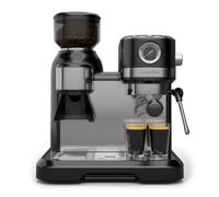 klarstein Bella Café Espresso Machine Vintage Grinder 19 Bar Milk Foam 1150 W