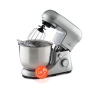 Klarstein Stand Mixer, 5L Food Mixer for Baking with Bowl, 1300W Cake Mixer w/Beater, Dough Hook, Whisk & Mixing Bowl, 6 Speed Planetary Rotation Kitchen Maker, Electric Mixer for Baking Bread Pastry