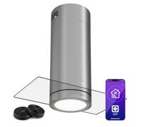 Klarstein Beretta Premium Smart 90cm 471.8m³/h Island Cooker Hood Silver