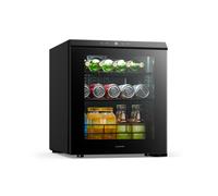 Klarstein Bevora 52cm 46L Drinks Fridge with Glass Door Black