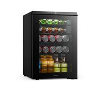 Klarstein Bevora 65cm 62L Drinks Fridge with Glass Door Black