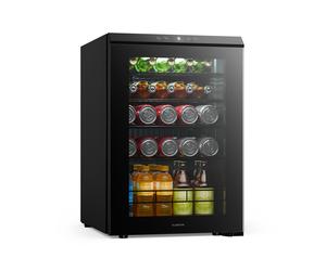 Klarstein Bevora 65cm 62L Drinks Fridge with Glass Door Black