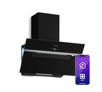Klarstein BigBite Smart 60cm 417m³/h Angled Cooker Hood Black