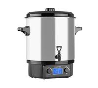 Klarstein Biggie Brushed Stainless Steel 27L Digital Preserving Cooker Silver