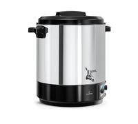 Klarstein Biggie Digital Preserving Pot, 25L Stainless Steel Preserving Machine & Mulled Wine Cooker with Stainless Steel Tap, 2000W, 30-100°C, LCD Display, Timer, Automatic Shut-Off