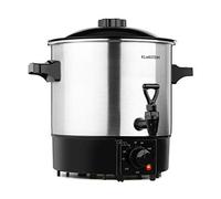 Klarstein Biggie Eco Automatic Preserving Cooker & Beverage Dispenser - 1000 Watts, Temperatures: 30-100° C, 9 Lt Useful Volume, Tap, Indicator Light, Includes Insert Grid, Easy Operation - Silver