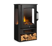 Klarstein Bormio 2000W 44cm Free Standing Electric Fire Black