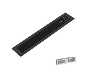 Klarstein Brisa Cooker Hood 60cm Energy Efficient, 710 M³/H Air Flow, Quiet 42-66 dB, Flip-Open Tech, Touch Control, Led Lighting, Stainless Steel, Space-Saving Design