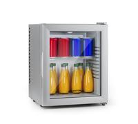 Klarstein Brooklyn 48cm 23L Drinks Fridge with Glass Door Silver