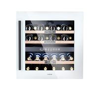 Klarstein Built-in Wine Cooler Drinks Fridge, 85L Dual Zone Wine Fridges, Wine Prosecco & Beer Bottles, Wine Fridge with Glass Door, Indoor/Outdoor Bar Fridge & Wine Cooler for Garden, 36 Bottles