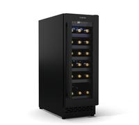 Klarstein Built-in Wine Refrigerator 18 bottles 1 zone LED wine Fridge Cooler [EEK: F]