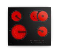 Klarstein Velaire 60cm 4 Ring Ceramic Hob Black