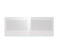 Klarstein Ceramic Hob Cooktops, 4 Zone Electric Cooker Hob, Energy Efficient Induction Cooktop w/Combinable Zones, 7200W Table Top Electric Touch Control, Slide Design, Ceramic Hobs
