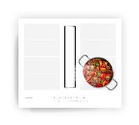 Klarstein Chef-Fusion 60cm 4 Ring Induction Hob with Extractor White
