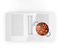 Klarstein Chef-Fusion 90cm 4 Ring Induction Hob with Extractor White