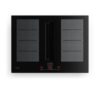 Klarstein ChefFusion 70cm 4 Ring Induction Hob with Extractor Black