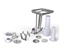 Klarstein Chiara Stand Mixer Food Grinder Attachment - Stainless Steel 4-Blade, 3 Cutting Plates, Easy Sausage Prep, Compatible with Chiara Food Processor, Versatile for Meat, Fish, Nuts & Vegetables