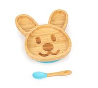 Klarstein Children's Tableware Bamboo Plate