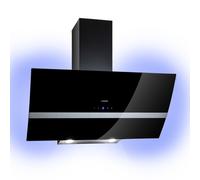 Klarstein Clara Smart 90cm 590m³/h Angled Cooker Hood Black