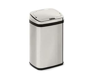 KLARSTEIN Cleansmann 30 Dustbin - Sensor Waste Bin, Rubbish Bin, 30 Litres Capacity, Touchless: Automatic Opening and Closing with Sensor, Bin Bag Holder, Materials: Lid Made of ABS Plastic, Chrome