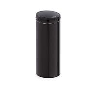 Klarstein Cleanton Sensor Waste Bin - 50 litres Volume, Round, Touchless: Automatic Opening and Closing, Bin Bag Holder, Materials: Lid Made of ABS Plastic/Stainless Steel Bucket - Black
