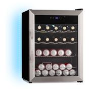Klarstein Coachella Smart 64cm 60L Drinks Fridge with Glass Door Silver