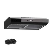 Klarstein Contempo 60cm 199m³/h Canopy Cooker Hood Black