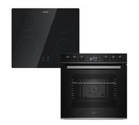 Klarstein ControlSync 60cm 73L Oven and Hob Black