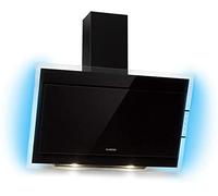 Klarstein Cooker Hood, Extractor Fan for Kitchen w/Dishwasher Safe Aluminium Grease Filter, 601m³/h Airflow, LEDs, Touch Controls Cooker Hoods, Wall Mount Steel Fan Vent Hoods, Kitchen Extractor Fan