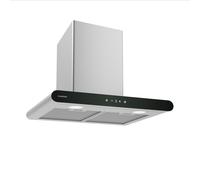 Klarstein CurveVent 60cm 533.9m³/h Chimney Cooker Hood Silver