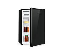 KLARSTEIN Delaware Refrigerator, 76 Litre Capacity, 2 Flexible Glass Shelves, 4-Litre Freezer Compartment, Bottle Shelf up to 2 L, Anthracite