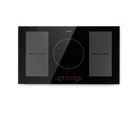 Klarstein Delicatessa 90cm 2 Flex Zones 5 Ring Induction Hob Black