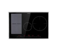 Klarstein Induction Hob, 7500W Electric Hobs Induction Cooker, 4 Ring Electric Pan Hob, Built-In Table Top Cookers w/ 4 Hobs, Touch Control, Inductions Heater Cooktops, Hot Plates for Cooking