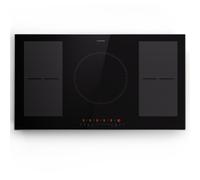 Induction Hob 90 cm Hot Plate Electric Hybrid Cooker 5 Zones Built-In Touch