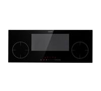 Klarstein Delicatessa Slim 90cm 1 Flex Zone 4 Ring Induction Hob Black