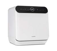 Klarstein Dishwasher, Mini Dishwasher, Small Freestanding Space for 2 Place Settings, Camping Countertop 6 Programmes, Mini with 6 L Water Tank, White