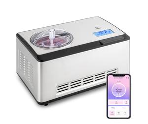 Klarstein Dolce Bacio Smart 2L 180W Ice Cream & Yogurt Maker Silver