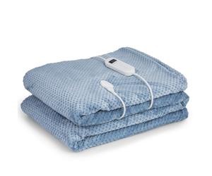 Klarstein Dr. Watson Deluxe XXL 200x180cm 160W Electric Heated Blanket Blue