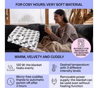 Klarstein Dr. Watson XXL 200x180cm 120W Electric Heated Blanket Green