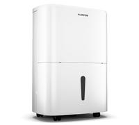 Klarstein DryFy 20L Dehumidifier - 400W, 20L/Day, 5L Tank, 46dB Quiet, Auto Dehumidification, Laundry Drying Mode, Timer, for Home, Bedroom, Bathroom, Office, Electric Dehumidifier, White