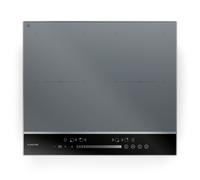Klarstein DualTone 60cm 2 Flex Zones 4 Ring Induction Hob Silver