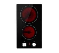 EasyCook Domino Ceramic Hob 3000W Rotary Control Black