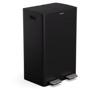 Klarstein EcoVista waste bin with compost bin rubbish bin 60 litres